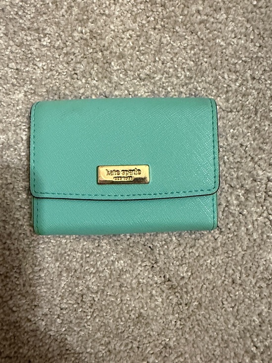 kate spade Accessories - kate spade Saffiano Leather Wallet in Turquoise